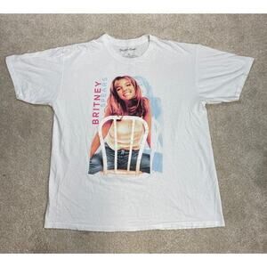 Britney Spears Photo Graphic Crewneck T-Shirt Size XL